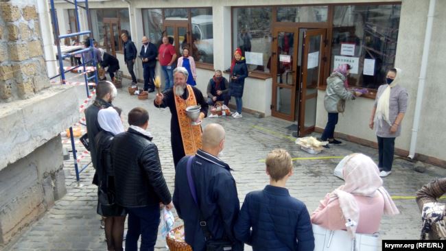В Севастополье пасхальные богослужения прошли под надзором казаков - «Новости Крыма»